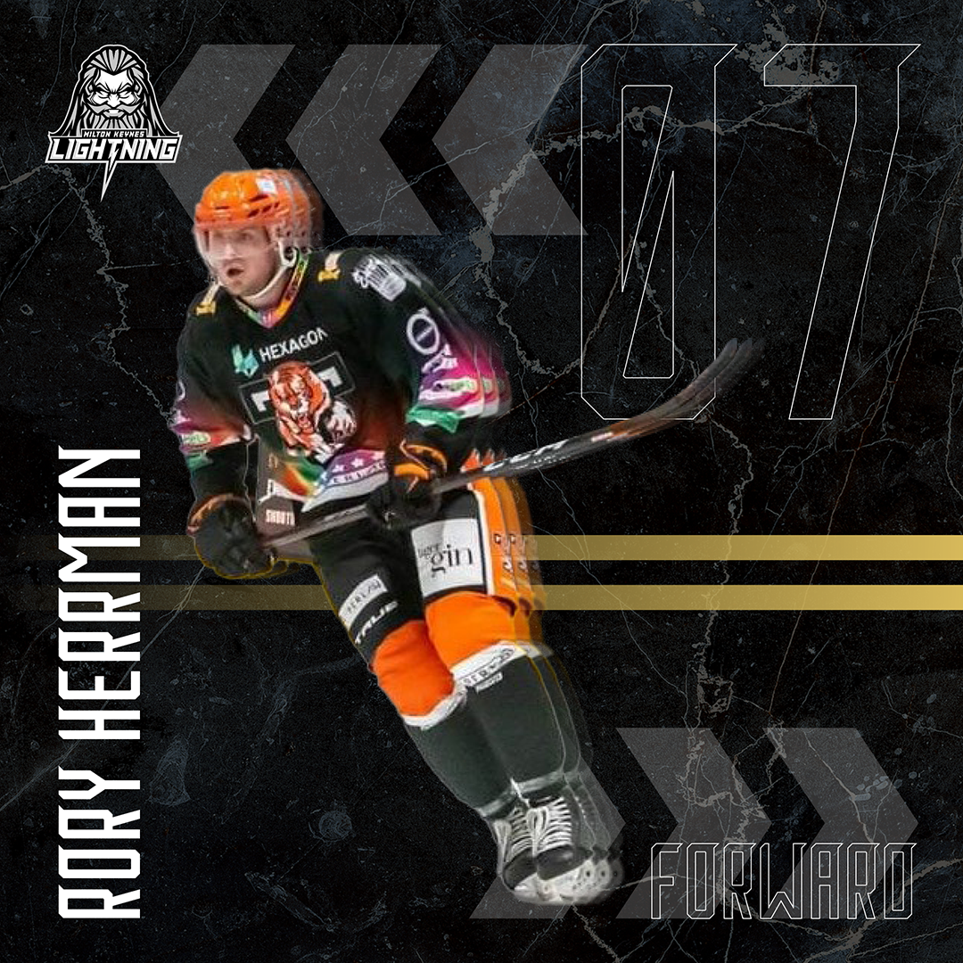 Signing – R Herrman 07 Rory Herrman MK Lightning 23/24