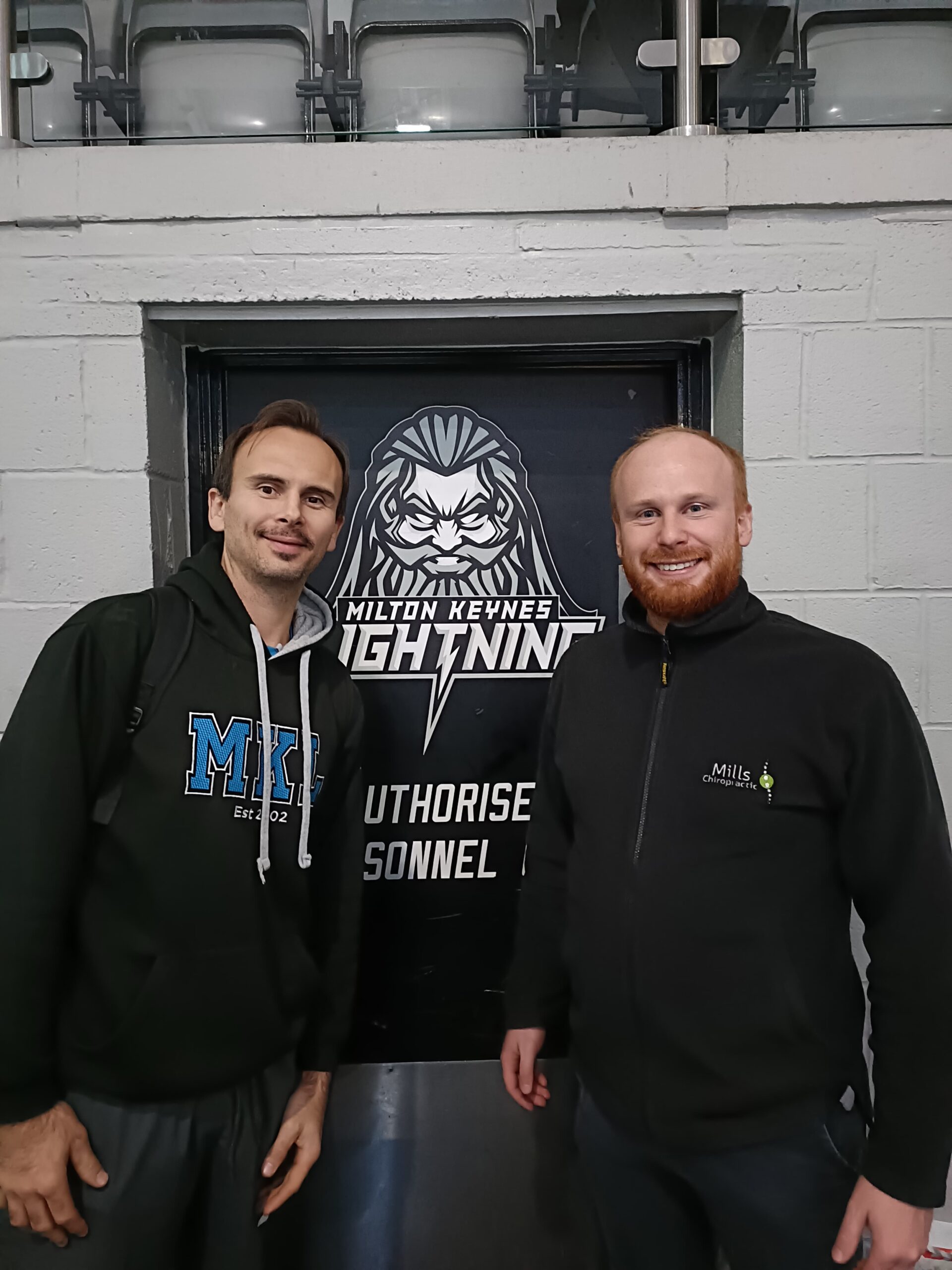 Tim and Matt Mills Chiropractic MK Lightning