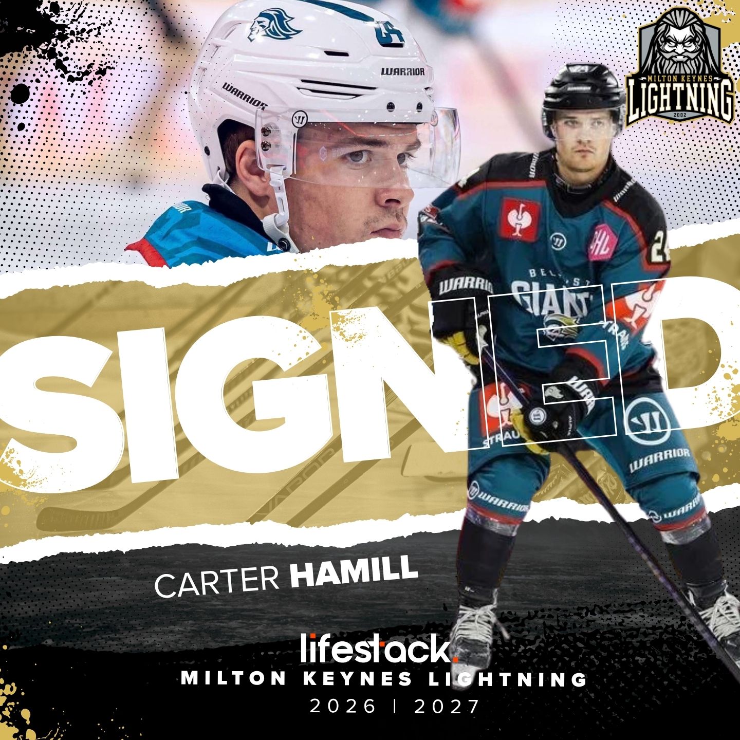 Carter Hamill Carter Hamill MK Lightning 26/27 season