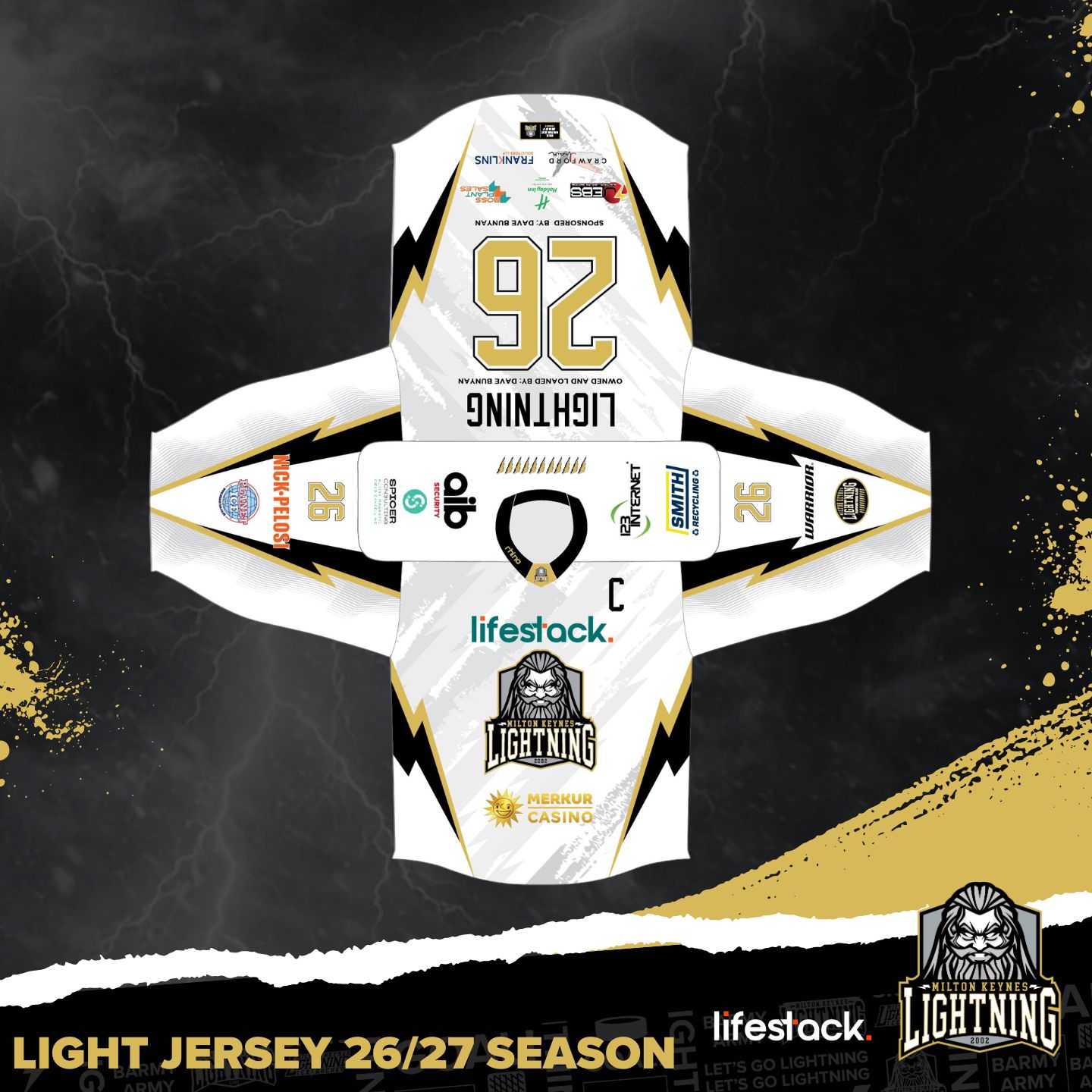 lifestack MK Lightning flat lay dark jersey