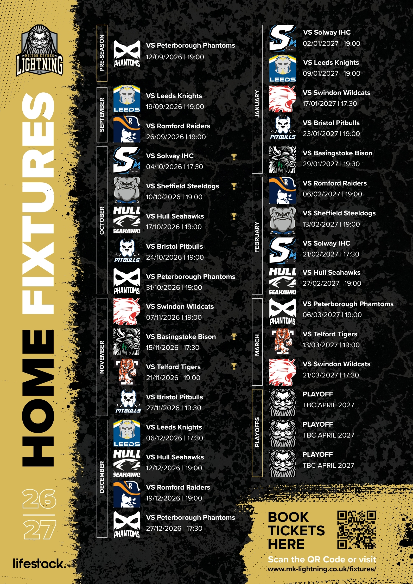 lifestack MK Lightning home fixtures 26/27